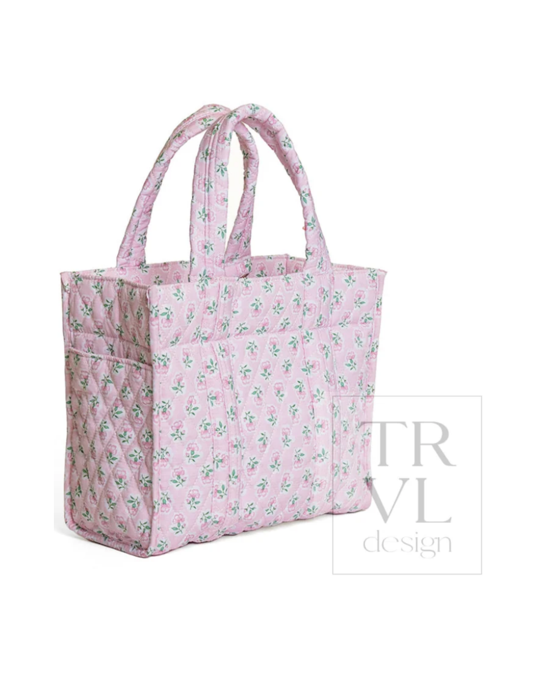 TRVL Quilted Mini Go Go Tote - Petite Fleur Pink