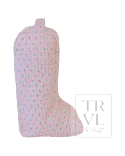TRVL Quilted Boot Bag - Petite Fleur Pink