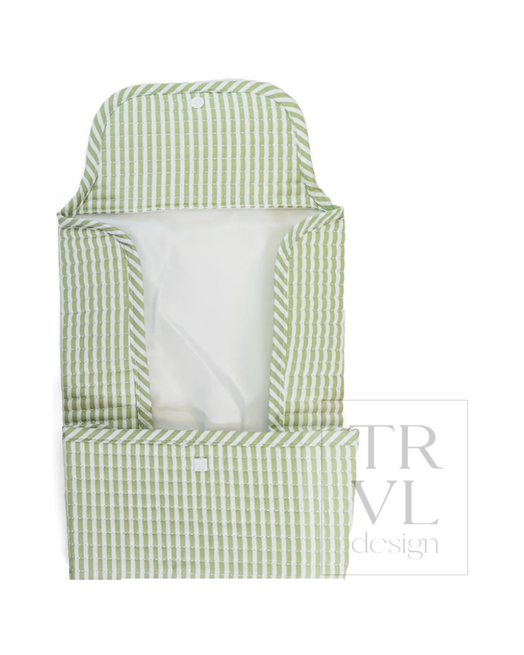 TRVL Quilted Stroller Bag Bundle - Pimlico Stripe Sage