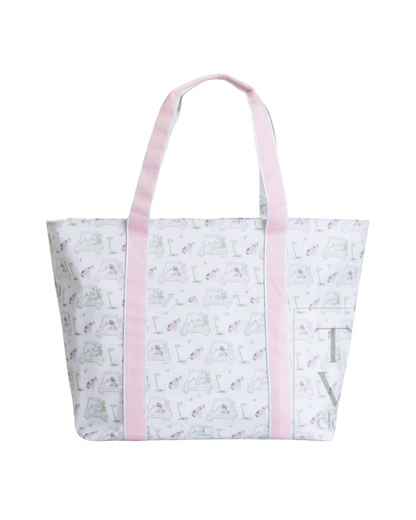 TRVL Jumbo Tote - Putt Putt Pink