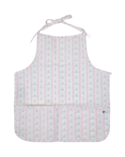 TRVL Apron - Ribbon Floral Pink