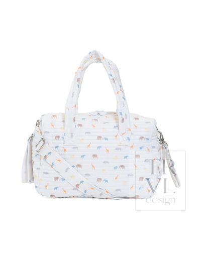 TRVL Quilted Stroller Bag Bundle - Safari