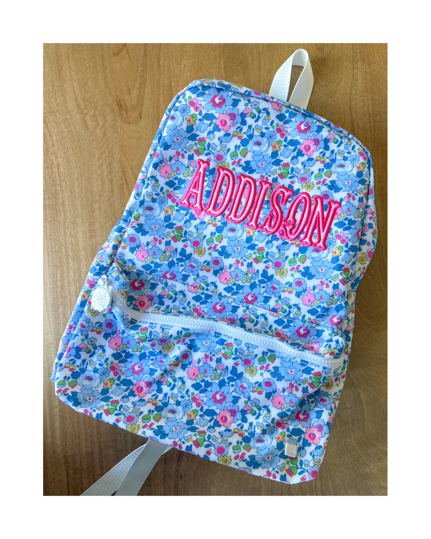 TRVL Backpack in Bridgehampton Floral print - Bridgehampton Floral school backpack for girls