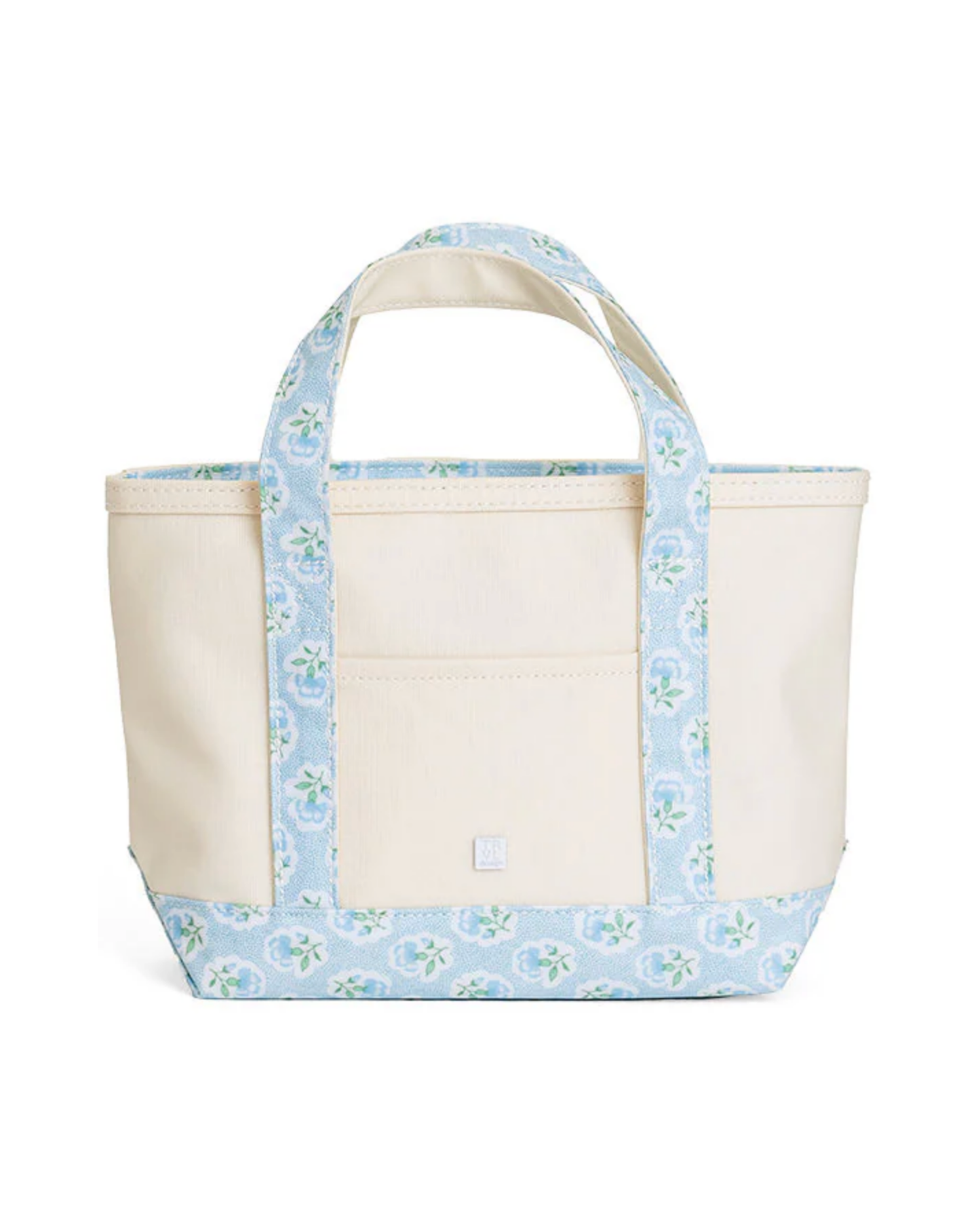 TRVL Mini Tote - Petite Fleur Blue Trim