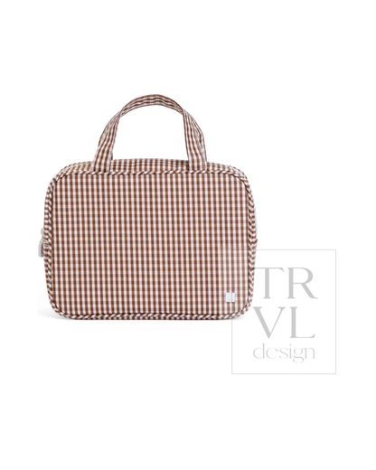 TRVL Carry On - Gingham Coco