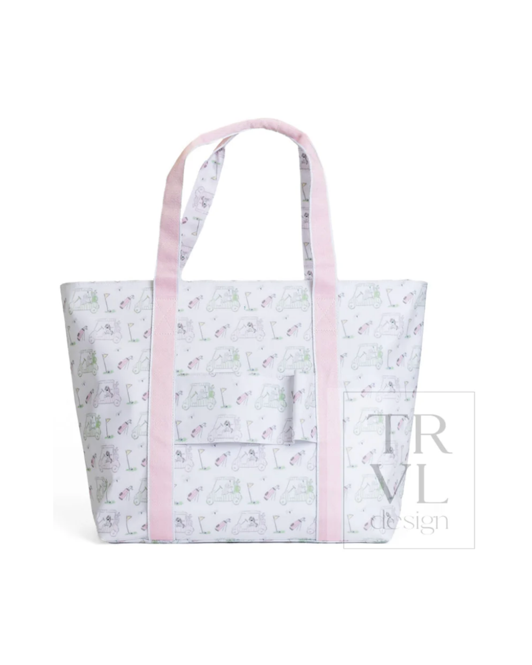 TRVL Jumbo Tote - Putt Putt Pink