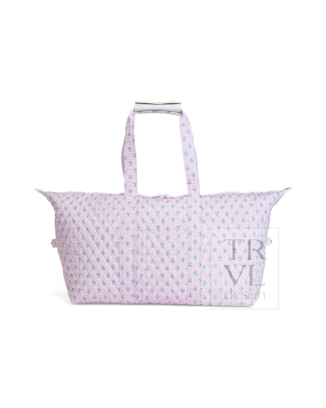 TRVL Quilted Top Zip Weekender - Petite Fleur Pink