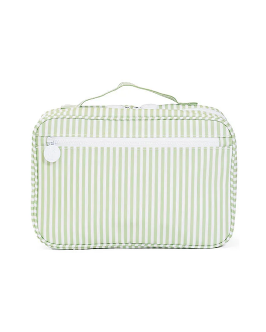 TRVL Bundle Up Hanging Toiletry Bag - Pimlico Stripe Sage