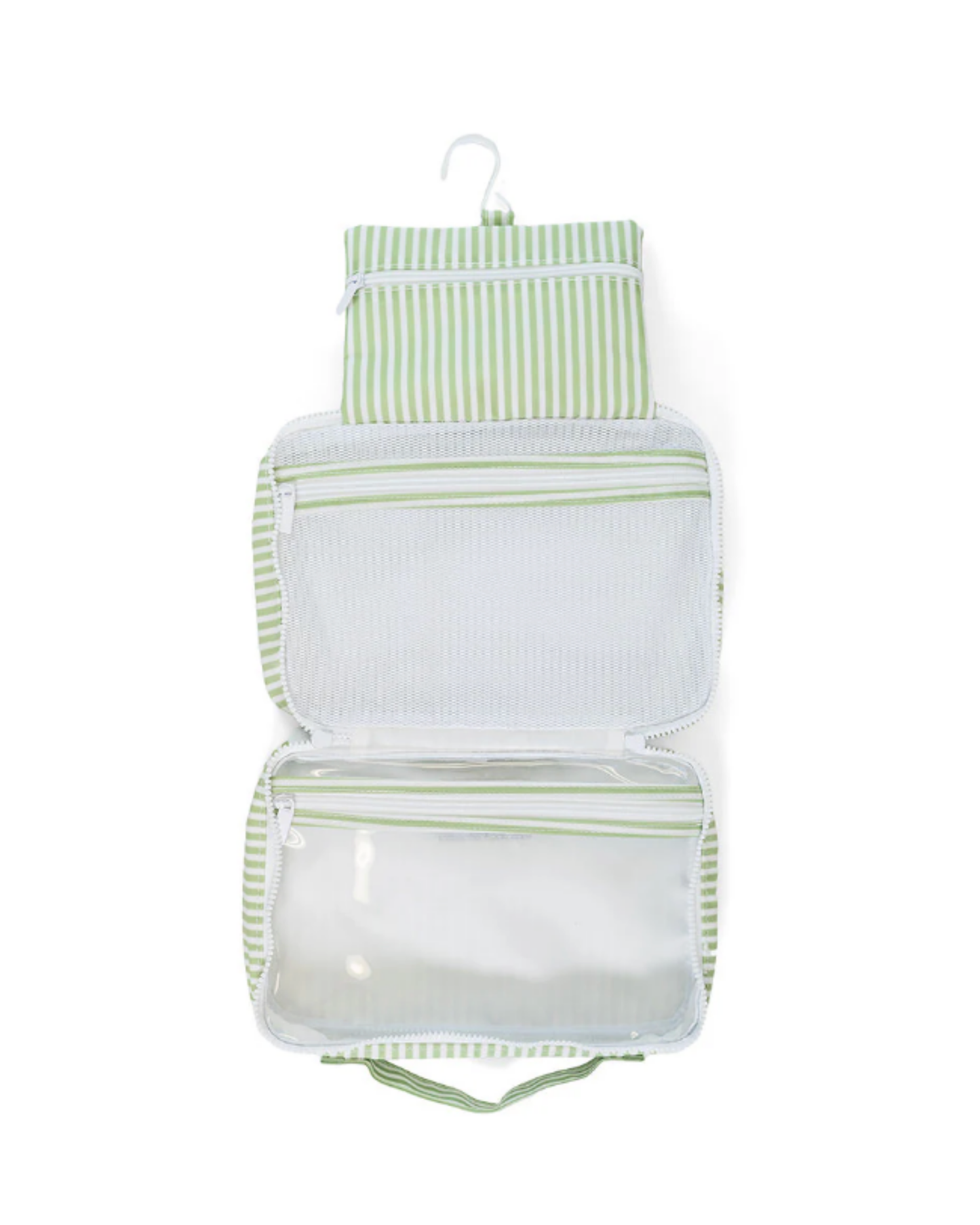 TRVL Bundle Up Hanging Toiletry Bag - Pimlico Stripe Sage