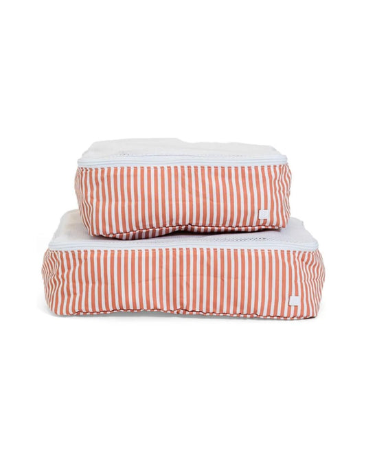 TRVL Mini Squad Packing Cubes - Pimlico Stripe Rust