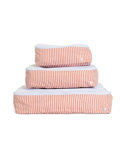 TRVL Packing Cubes - Pimlico Stripe Rust