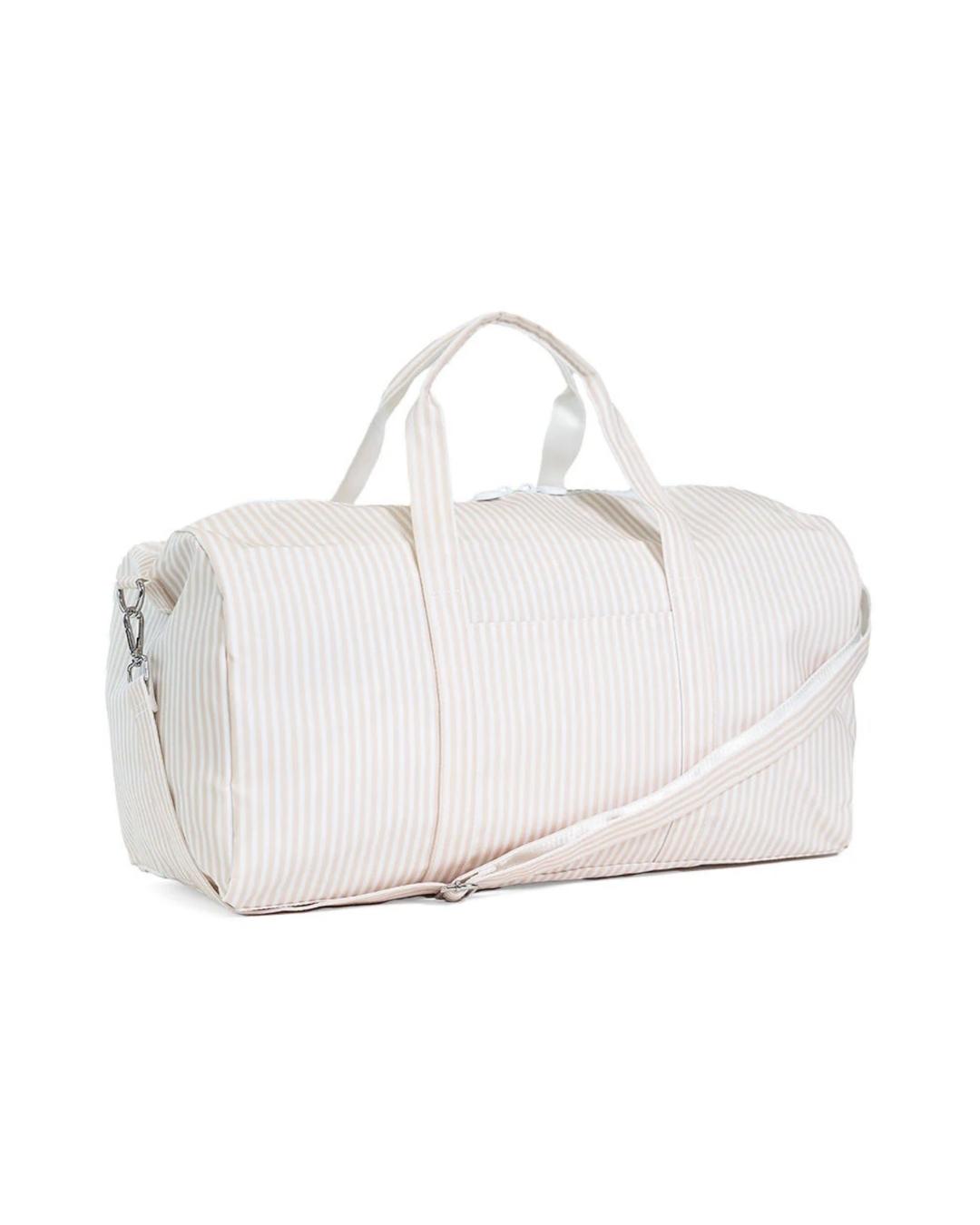 TRVL XL Weekender Duffel Bag - Pimlico Stripe Sand