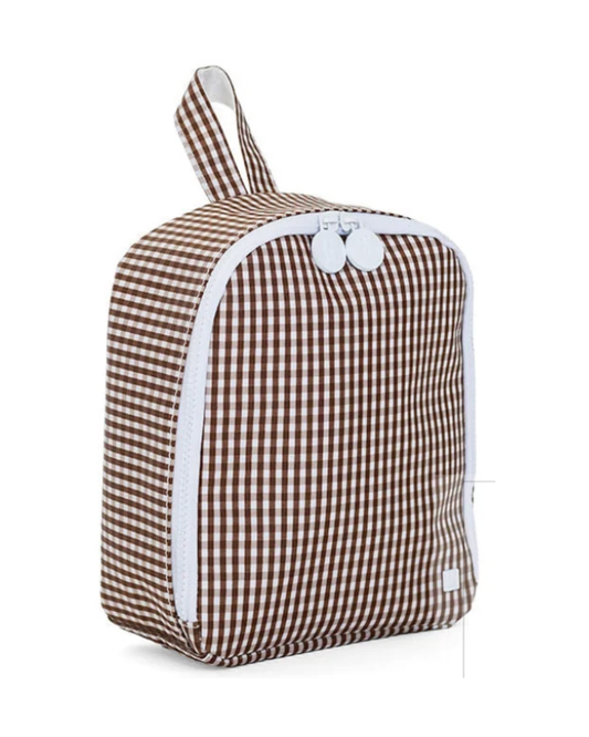 TRVL Bring It Lunch Bag - Gingham Coco