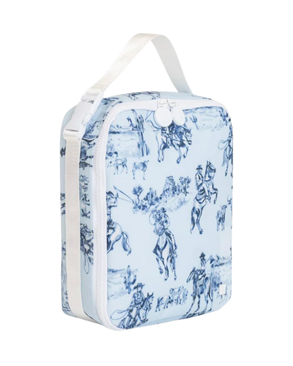 TRVL Insulated Lunch Bag - Cowboy Toile