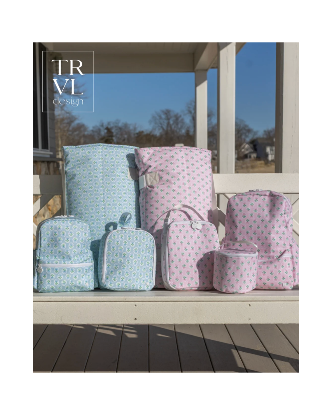 TRVL Backpacker - Petite Fleur Pink