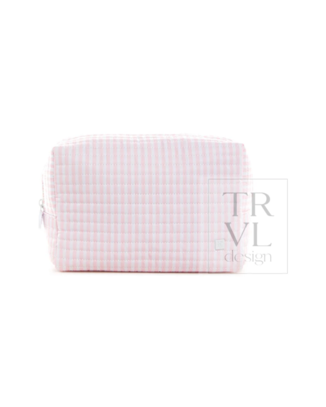 TRVL Quilted Stroller Bag Bundle - Pimlico Stripe Pink