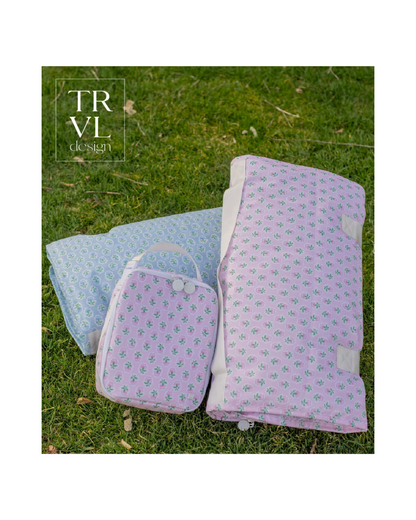 TRVL Nap Mat - Petite Fleur Pink