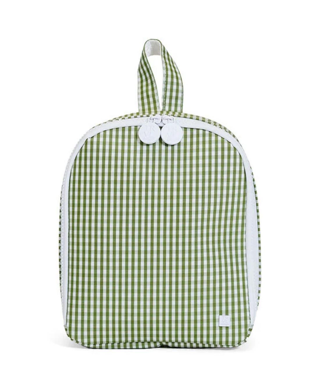 TRVL Bring It Lunch Bag - Gingham Moss