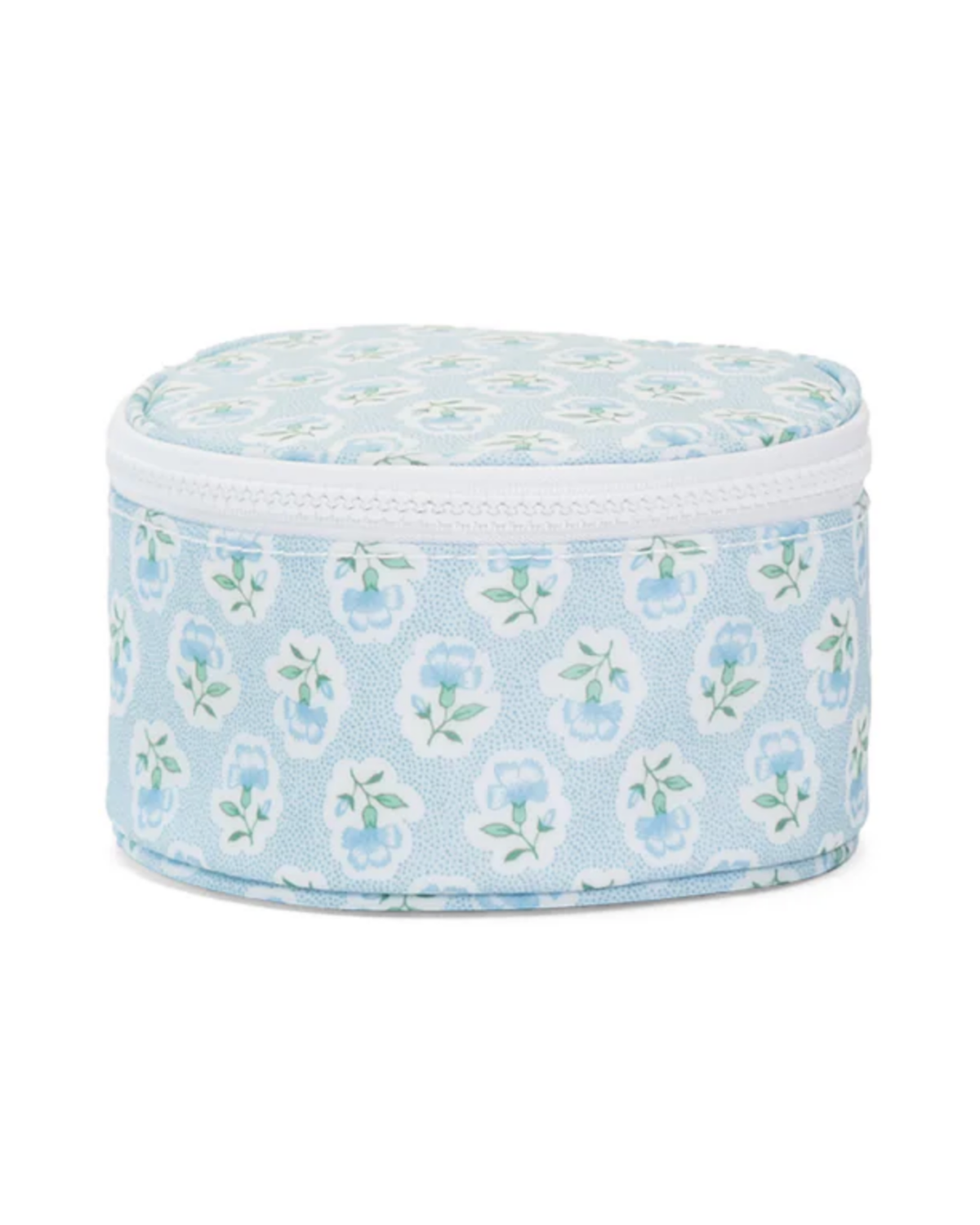 TRVL Jewel Round Case - Petite Fleur Blue