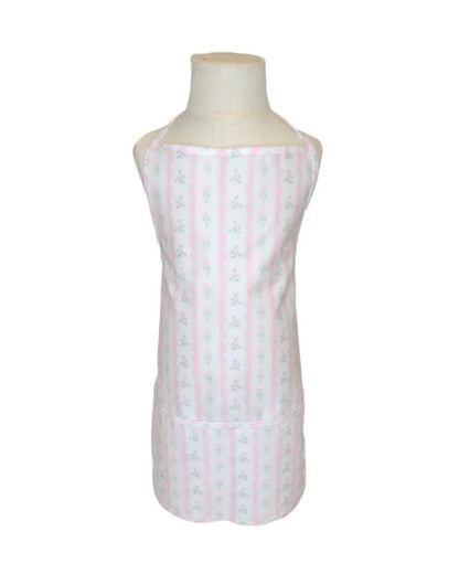 TRVL Apron - Ribbon Floral Pink