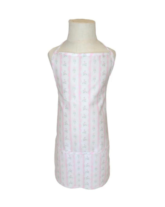 TRVL Apron - Ribbon Floral Pink