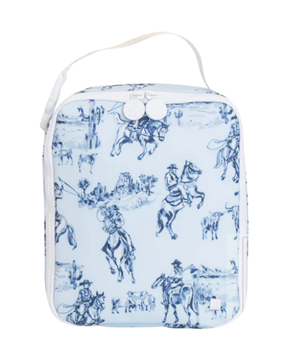 TRVL Insulated Lunch Bag - Cowboy Toile