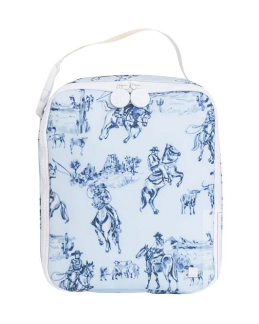 TRVL Insulated Lunch Bag - Cowboy Toile