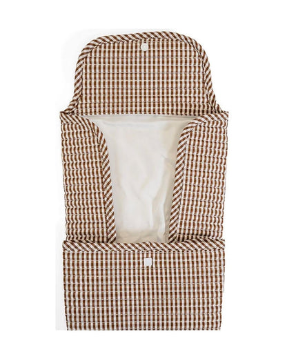 TRVL Quilted Changing Mat - Gingham Coco