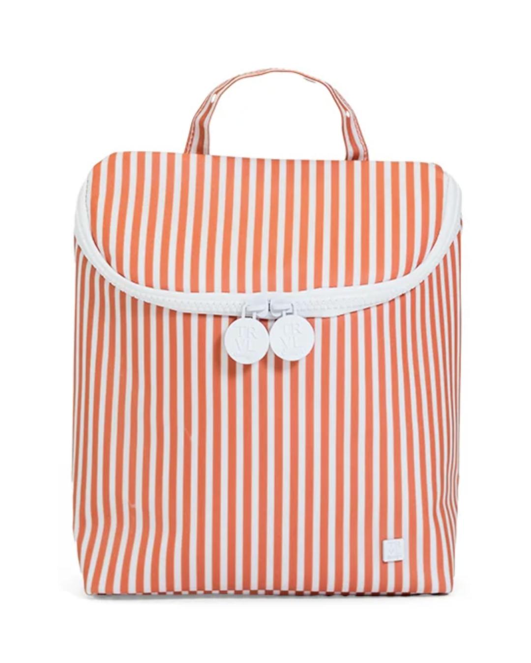 TRVL Take Away Insulated Lunch Bag - Pimlico Stripe Rust