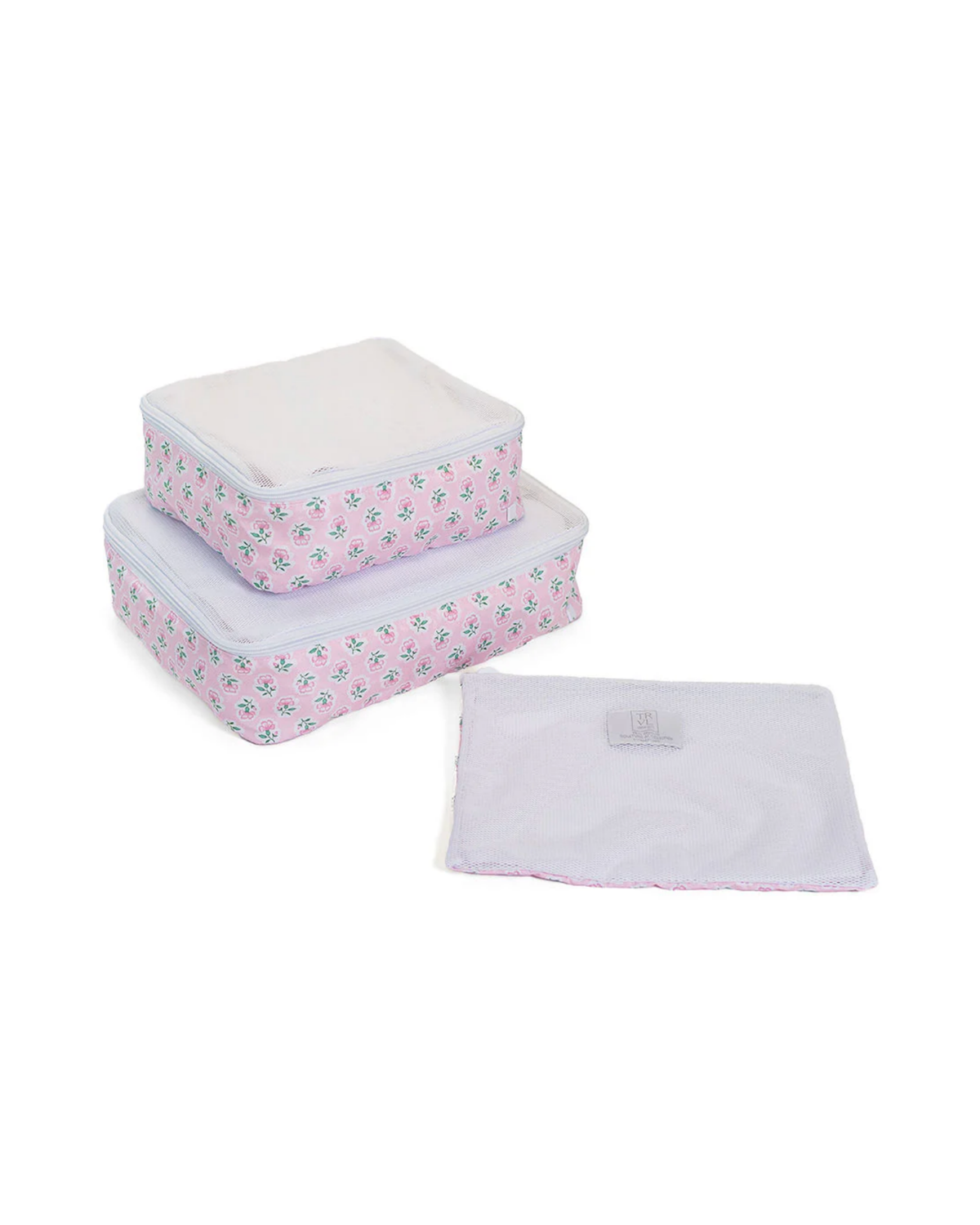 TRVL Mini Squad Packing Cubes - Petite Fleur Pink