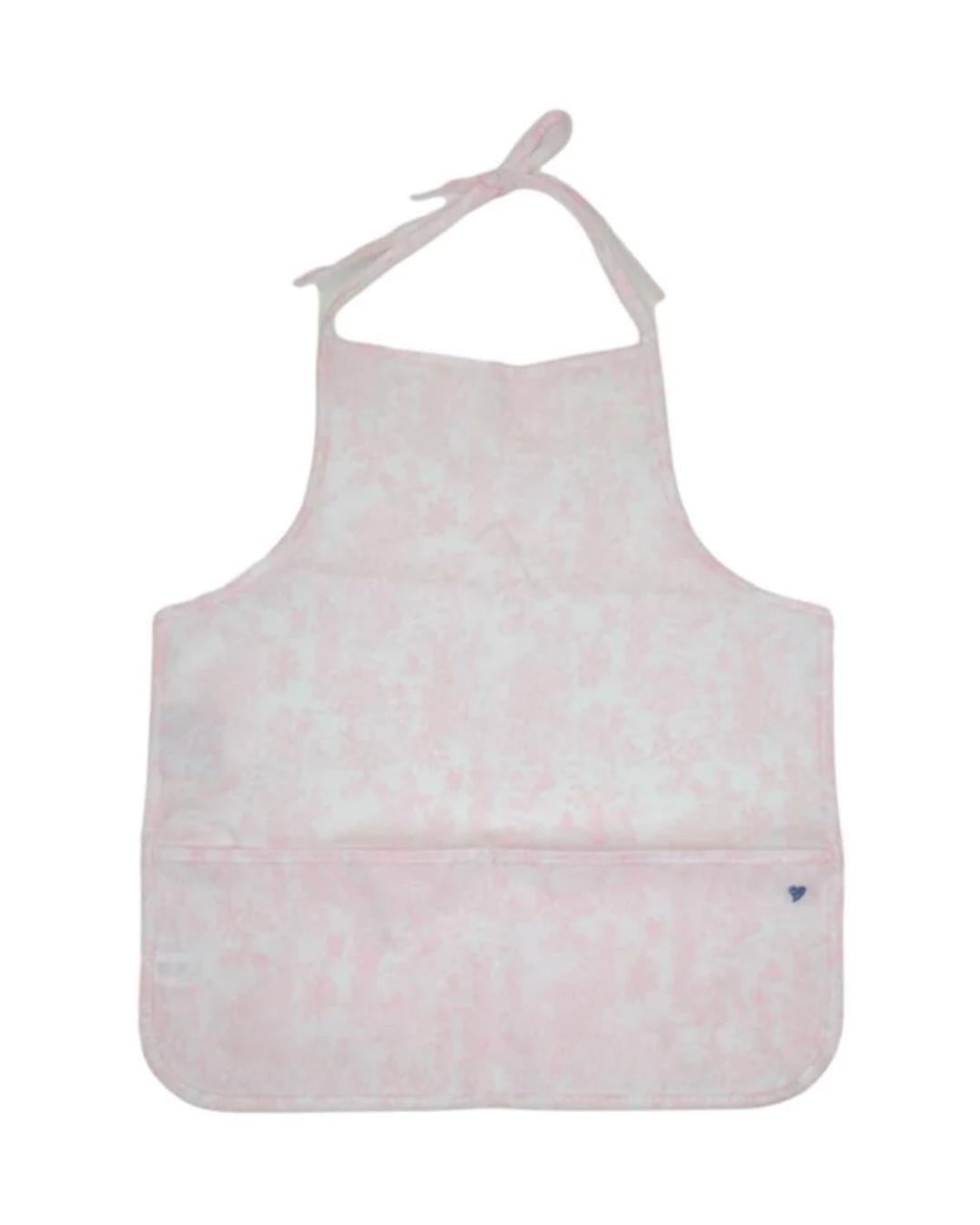 TRVL Apron - Bunny Toile Pink