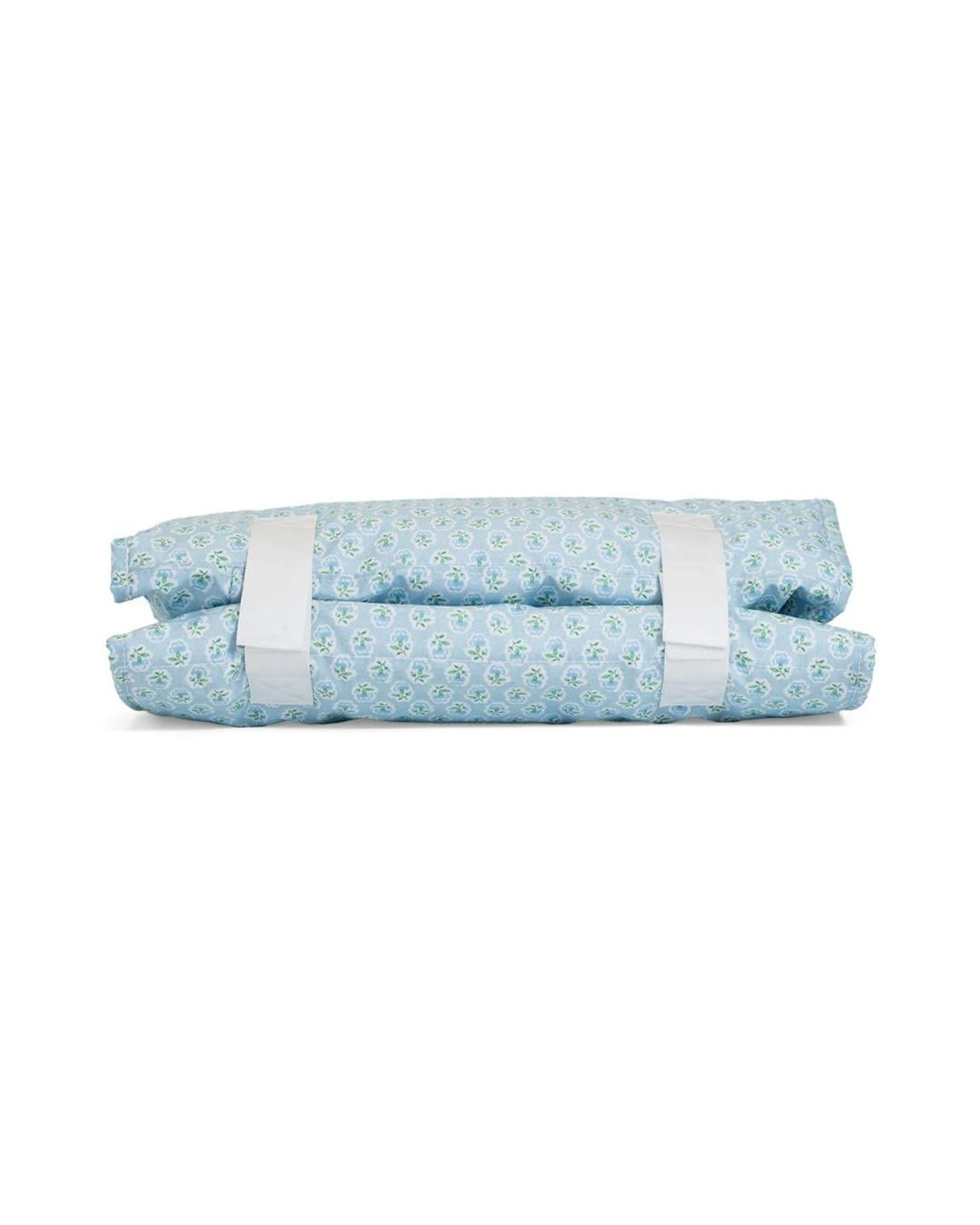 TRVL Nap Mat - Petite Fleur Blue