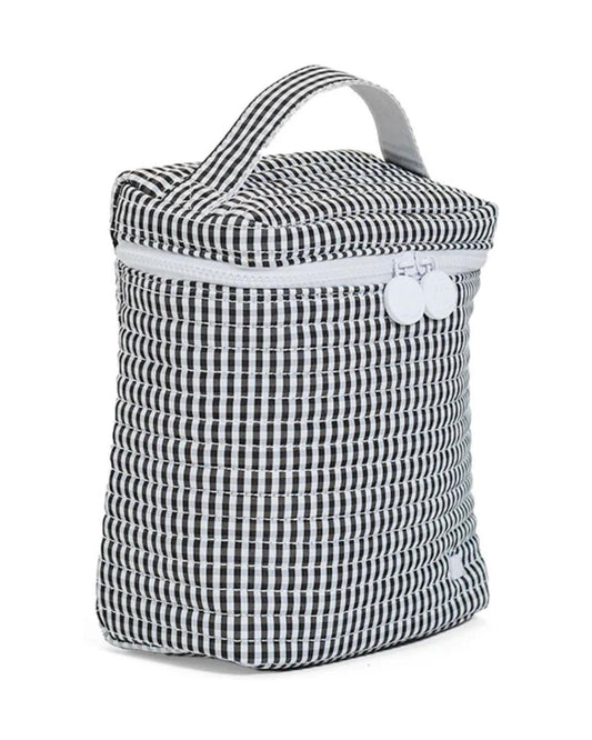 TRVL Quilted Go Go Insulated Lunch Bag - Gingham Black