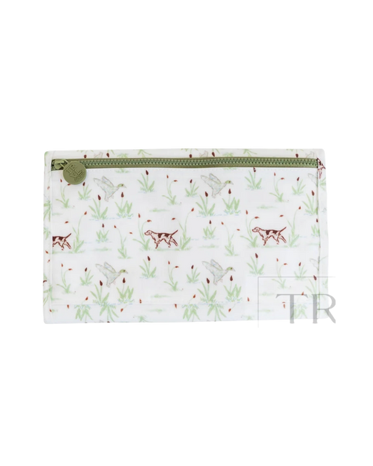 TRVL Game Changer Pad in The Hunt sporting print, changing pad