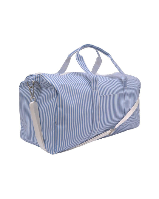 TRVL XL Weekender Duffel Bag - Pimlico Stripe Chambray
