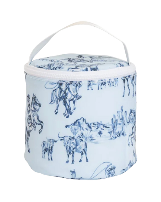 TRVL Snack Bag - Cowboy Toile