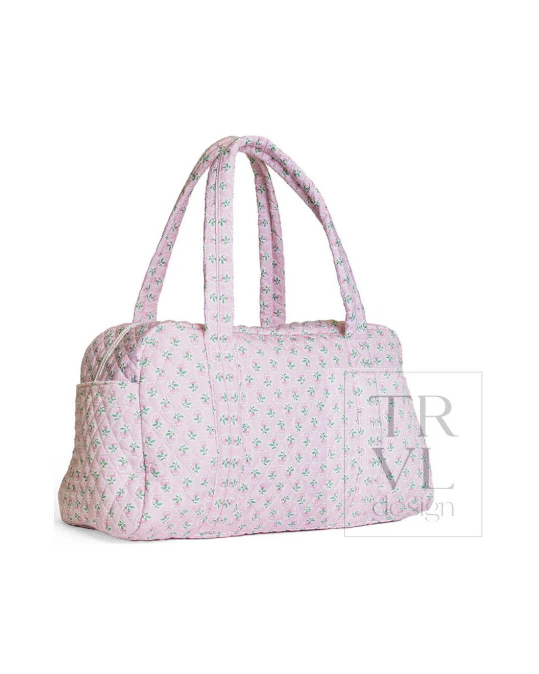 TRVL Quilted Grande Duffel Bag - Petite Fleur Pink