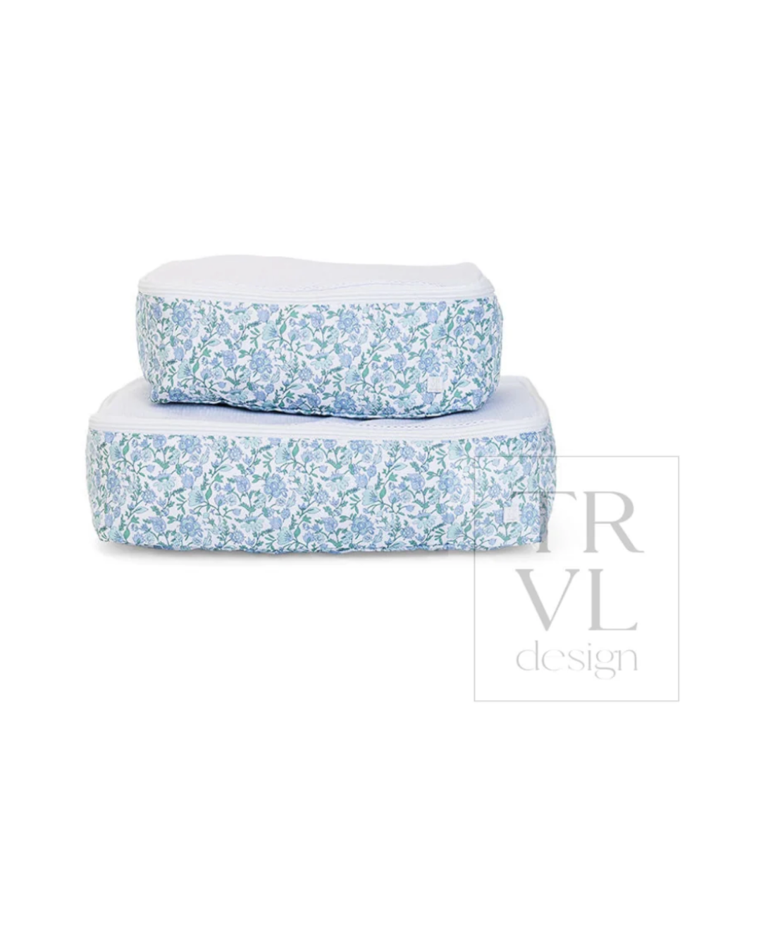 TRVL Mini Squad kids packing cubes in Hamptons Floral print