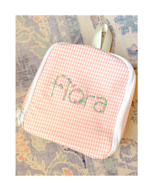 TRVL Bring It Lunch Bag - Gingham Taffy