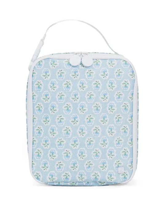 TRVL Insulated Lunch Bag - Petite Fleur Blue