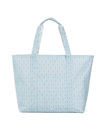 TRVL Jumbo Tote - Petite Fleur Blue