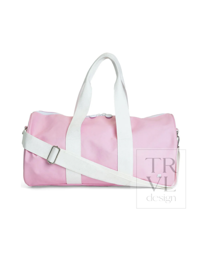 TRVL Large Roll Duffel Bag - Coated Canvas Peony