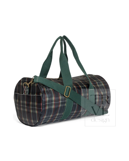 TRVL Large Roll Duffel Bag - Cambridge Plaid