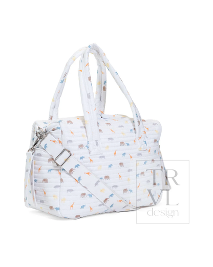 TRVL Quilted Stroller Bag Bundle - Safari