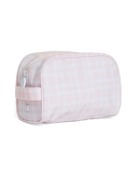 TRVL Stowaway Toiletry Bag - Pimlico Plaid Pink