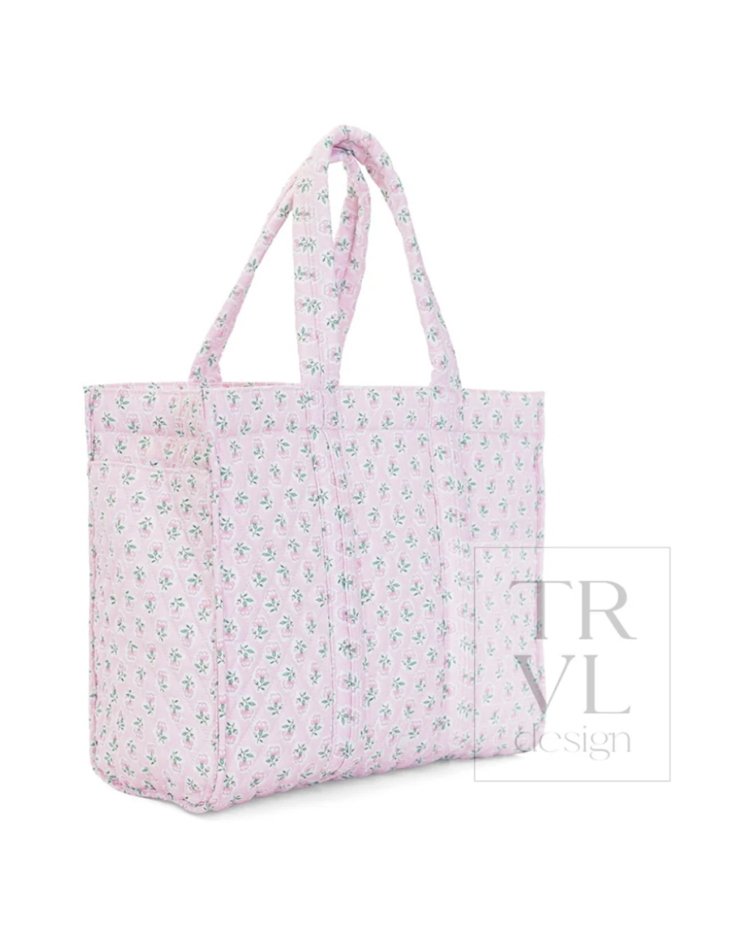 TRVL Quilted Go Go Tote - Petite Fleur Pink