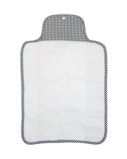 TRVL Quilted Changing Mat - Gingham Black