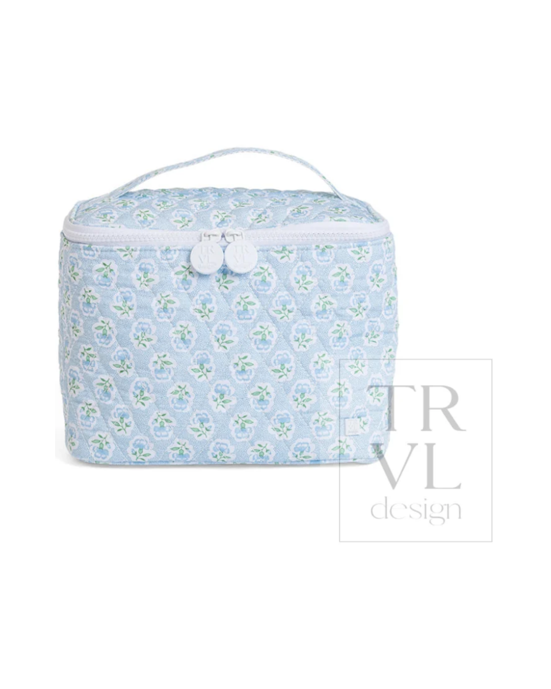 TRVL Quilted Tall Train Bag - Petite Fleur Blue