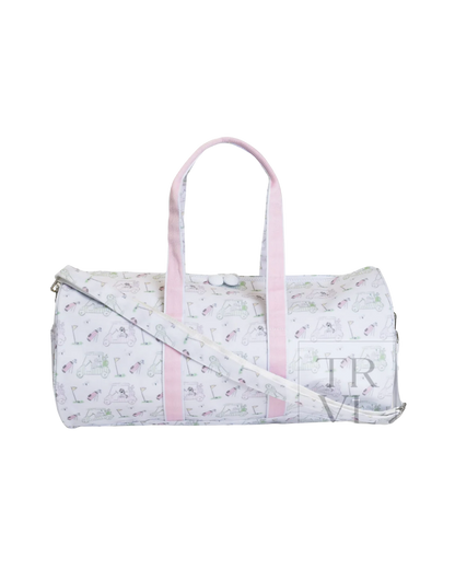 TRVL Large Roll Duffel Bag - Putt Putt Pink