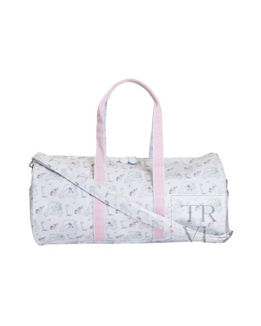 TRVL Large Roll Duffel Bag - Putt Putt Pink